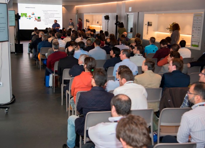 Sala de conferencias en el Wanda Metropolitano