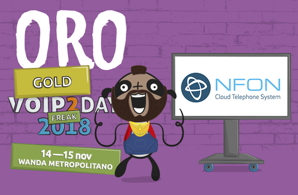 VoIP2DAY Patrocinador ORO - Nfon