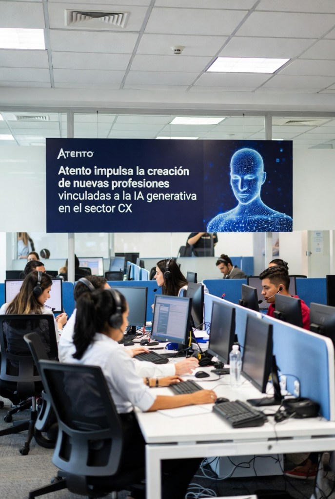 Atento impulsa la creación de nuevas profesiones vinculadas a la IA generativa en el sector&nbsp;CX